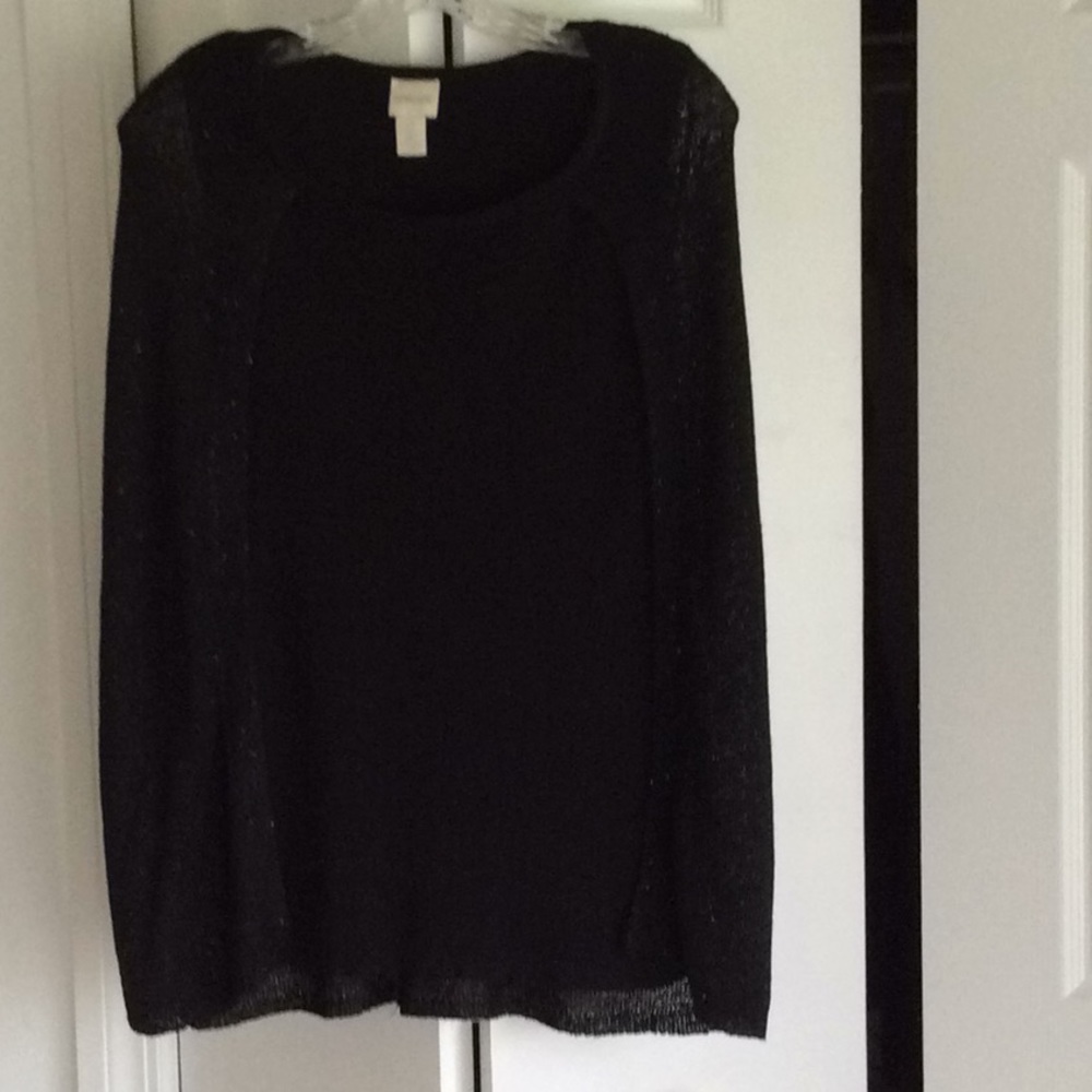 Chicos dressy sequin cape sweater.  Never worn.